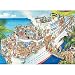 Ein King Puzzle ? Verr�ckte Kreuzfahrt ? 1000 Teile, Comic-Kunst