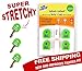 Super Stretchy - Label Label Key Caps - 8 Pack Green - Includes Blank Labels and Printed Labels - Key Covers, Name Tags, Id, Identify Tag (8 pack GREEN)