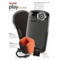 Kodak Playsport Zx3 Black Video Camera Bundle (Includes Camera, Case, Memory Card, and Strap)