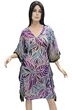 Charming Multicolor Printed Tube Kaftan Caftan Beach Cover up Tunic XMas Christmas Gift