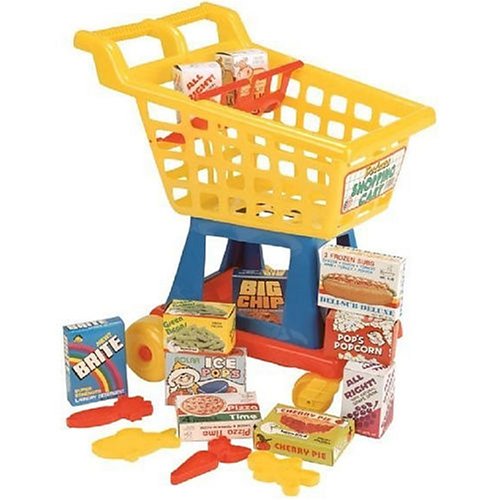 SHOPPING CART + PLAY FOOD MADE IN THE USA