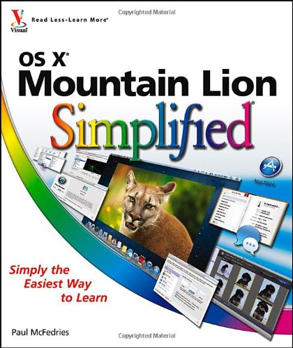 OS X Mountain Lion Simplified 1118401417 pdf