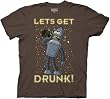 Futurama Lets Get Drunk Mens T-shirt