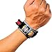 Pepper Spray for Running, Jogging, Walking, Hiking - Lightweight Wristband with LED Light, Emergency Id Card & Reflective Material - Black/Orange Model