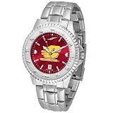 Central Michigan Chippewas NCAA Anochrome Competitor Mens Watch (Steel Band)