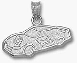 Aric Almirola #8 Car Pendant - Sterling Silver Jewelry