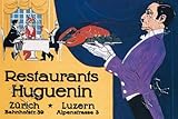IMAGE OF Canvas Print, Restaurants Huguenin - 30 x 20