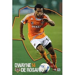 Houston Dynamo- Dwayne De Rosario Poster Print, 24x36