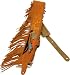 Levy's Leathers Guitar Strap, MS17AIF-002, 2 1/2" suede leather guitar strap with American Indian leather appliqu&eacute; and embroidery design
