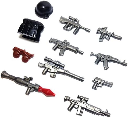 BrickWarriors 2.5" Scale Modern Military Army Builder Pack "Black Edition"