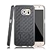 Galaxy S6 Case - Bomea Heavy Duty Hybrid Armor Defender Hard Case Cover Protector for Samsung Galaxy S6 - Belt Clip Holster with Kickstand - Black