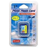 PEAK 1GB Secure Digital Card MLC Retail Packaging