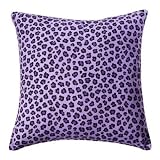 Review Karin Maki  / Purple Zebra + Leopard Print - Square Pillow