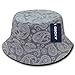 DECKY 459-PL-GRY-06 Paisley Bucket Hat, Grey, S_M