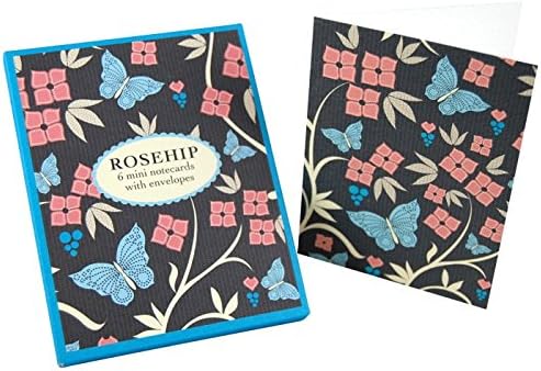 Rosehip A6 Pink & Blue Floral Note Cards (6 pk)