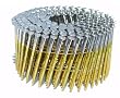B & C Eagle 134X090HDRC Round Head 1-3/4-Inch by .090-Inch by 15 Degree Wire Collated Hot Dipped Galvanized Ring Shank Mini Coil Nail (5,400 Nails)