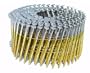 B & C Eagle 212X090HDRC Round Head 2-1/2-Inch by .090 by 15 Degree Wire Collated Hot Dipped Galvanized Ring Shank Mini Coil Nail (5,400 per Box)
