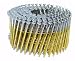 B and C Eagle 212X090HDRC Round Head 2-1 2-Inch by .090 by 15 Degree Wire Collated Hot Dipped Galvanized Ring Shank Mini Coil Nail (5,400 per Box)