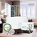 Premium Shredded Memory Foam Bamboo Bed Pillow - Made in the USA - New and Improved Best Pillows For Neck & Back Support - Comfortable, Soft but Firm - Temperature Regulated Breathable Cover (King)