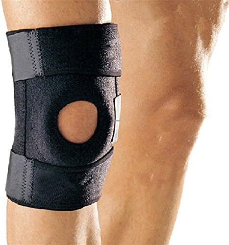 MolGym 1 Pair Adjustable Knee Stabilizer with spring Support Stays-Great for running,riding, basketball, weight lifting and crossfit