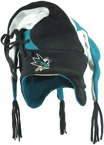NHL San Jose Sharks Game Day Jester Fleece Knit Beanie Joker Fan Winter Hat