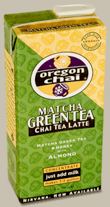 Oregon Chai Matcha Green Tea (32 oz Carton) by Oregon Chai