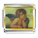Pugster Cherub Baby Angel Thinking Photo Italian Charm