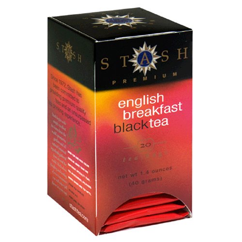 Stash Premium English Breakfast Tea, Tea Bags, 20-Count Boxes (Pack of 6) by Stash