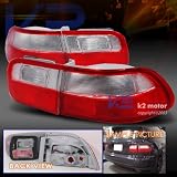 Honda Civic Red Clear Tail Lights