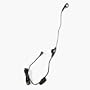 Universal 2.5mm Economy Black Ear Bud