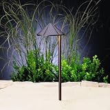 Kichler Six Groove Path Light (Led 15327) Bronzed Brass