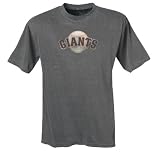 MLB Men's San Francisco Giants Big Time Play Short Sleeve Pigment Dye Tee (Pigment Pepper, Large)