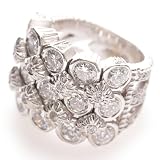 Doris Panos 18k White Gold 4.5 Carat Diamond Ring