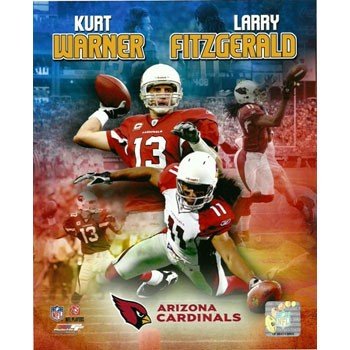 Kurt Warner Larry Fitzgerald Arizona Cardinals Collage 8x10 Photo