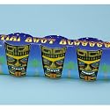 Three Pack of Tiki Head Shot Glasses