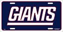 New York Giants License Plate