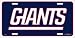 New York Giants License Plate