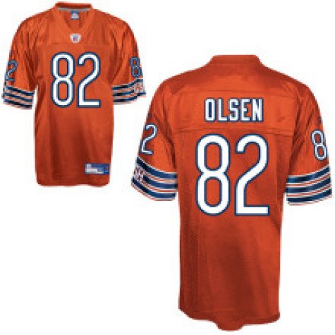 Youth Chicago Bears #82 Greg Olsen Alternate Replica Jersey - S 8