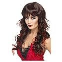 Fancy Dress Halloween Wig - Vixen - Red and Black
