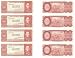 Bolivia L.1962 100 Pesos Bolivianos, uncut sheet of 4, Pick 163r picture