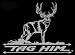 Tag Him Upstream Images Silver Vinyl Wildlife Car Truck Window Decal Sticker