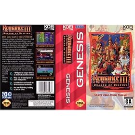 Romance of the Three Kingdoms III - Sega Genesis