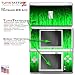 Nintendo DS Lite Fire Green on Black Tune Tattoo Skin Kit by TuneTattoozTM