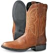 Men's Double-H&reg; Pull-on Boots Black / Brown