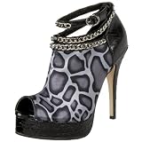 Dollhouse Women's Tish Peep Toe Platform Pump