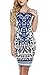 ANGVNS Ladies Patterned Stretch Slim Stretchy Bodycon Cocktail Party Dress
