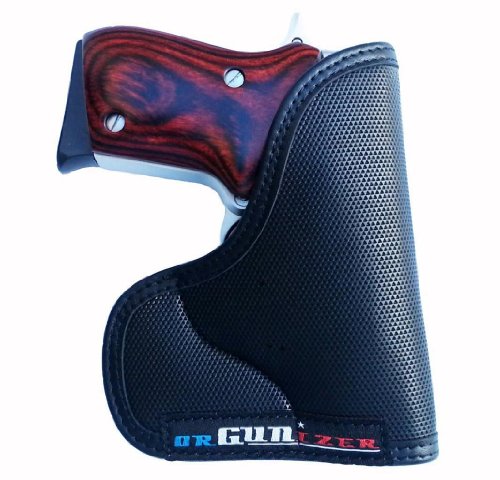 Taurus PT-22 .22 Caliber Custom Fit Leather Trimmed orGUNizer Poly Pocket Holster For Concealed Carry Comfort