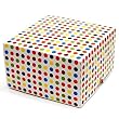 Polka Dots - Set of 4 Two Piece Gift Boxes (5" x 5" x 3")