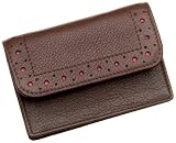 Cross Autocross AC200-9A Women's Money Wallet Collection Folded Card Case (Brown/Pink)