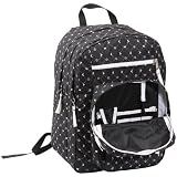 JanSport Big Student Classics Series Backpack, Black/White Little Echo